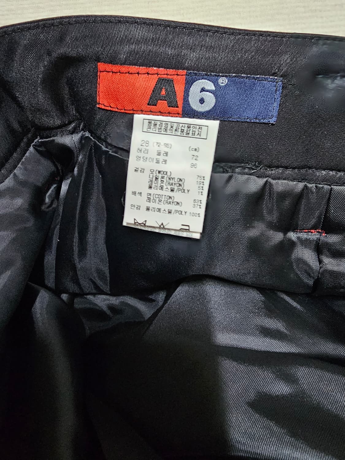 A6 모혼방 블랙진그레이 반바지. M. 28인치 상품이미지7