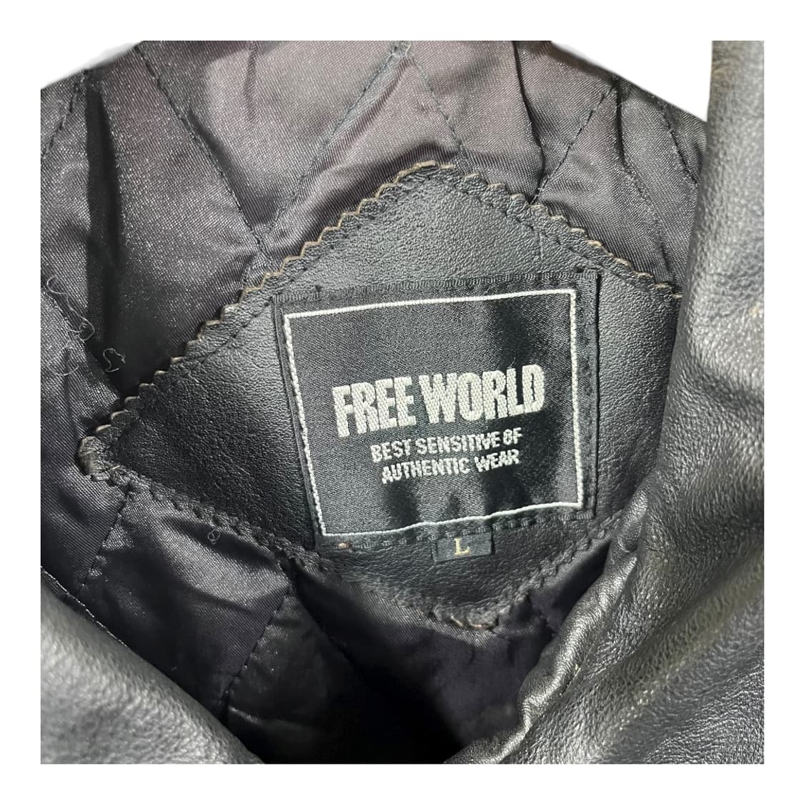 [JPN] 빈티지 레더 봄버자켓 상품이미지4