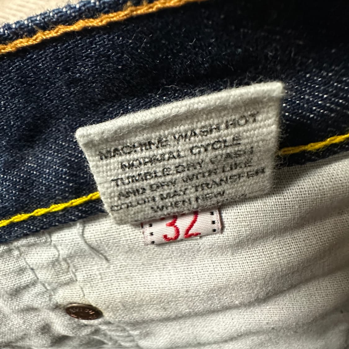 EVISU lot 2007 vintage denim jeans pants 상품이미지4