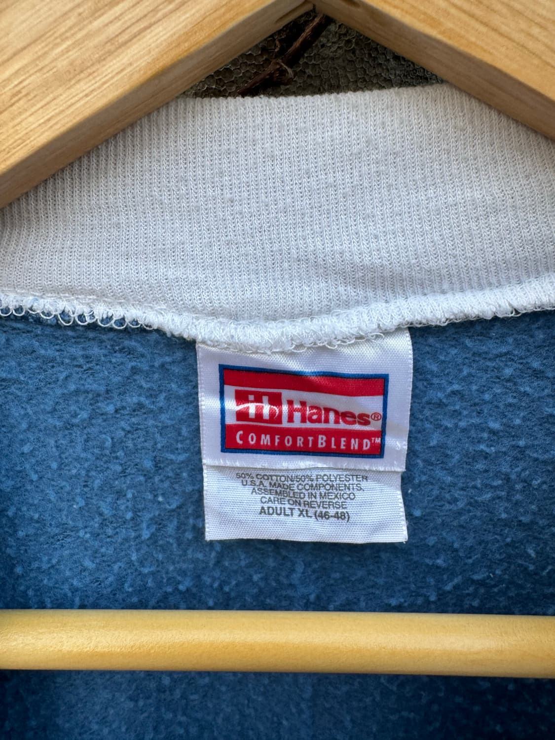 00s 헤인즈 빈티지 패치업 페이딩 프린팅 스웻 셔츠 맨투맨 xl 상품이미지4