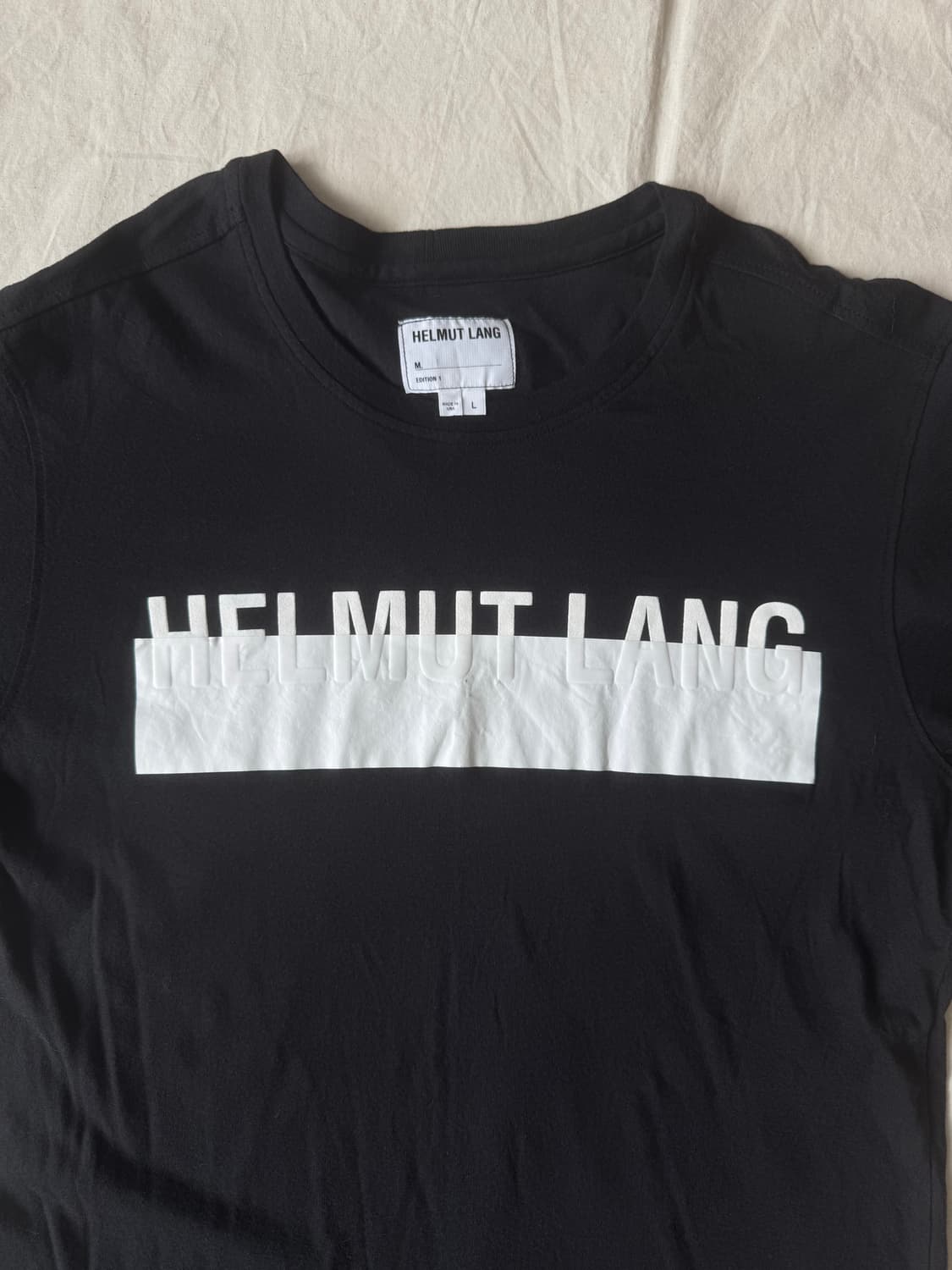 Helmut Lang Logo T shirt 상품이미지3