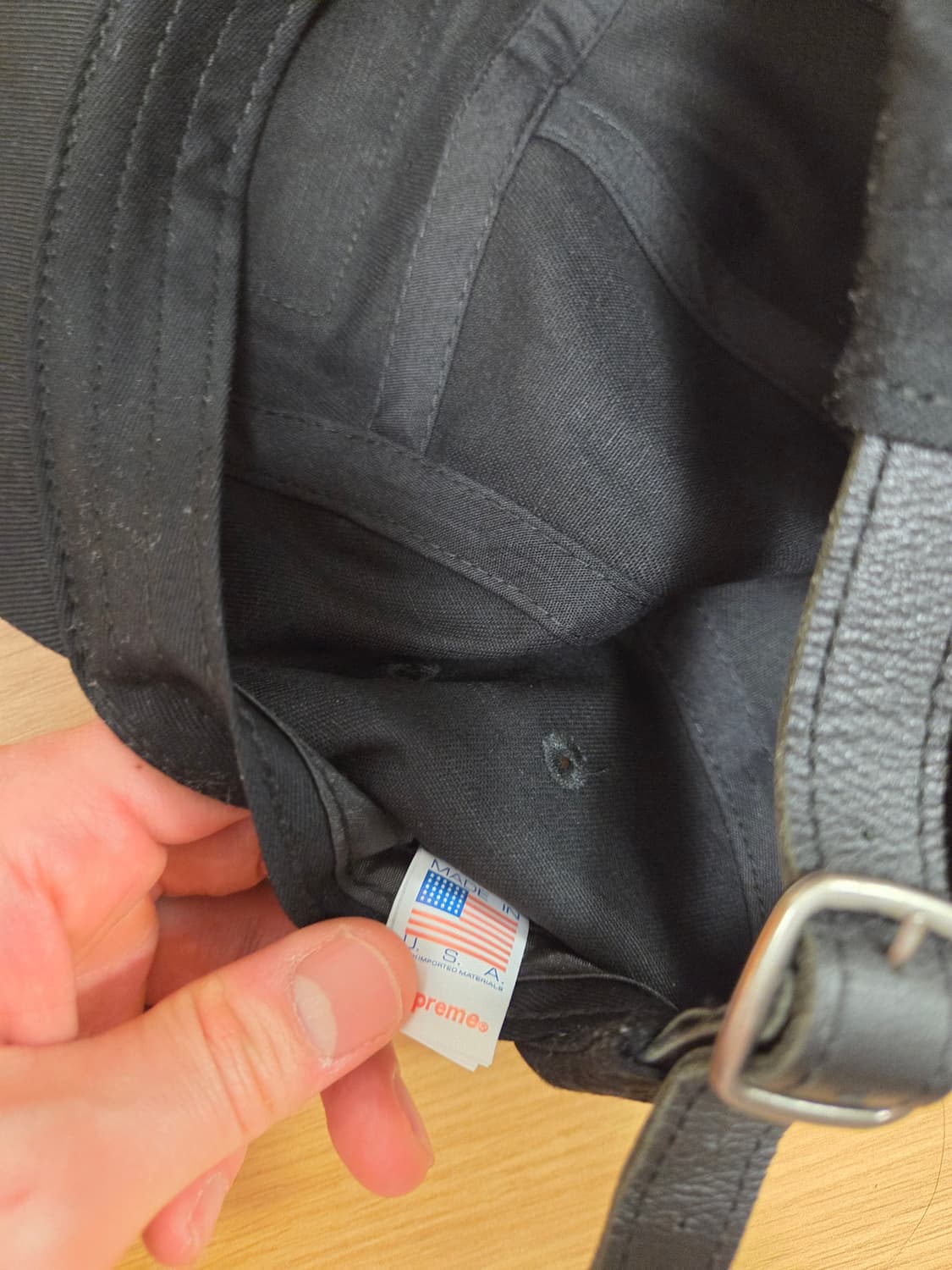 슈프림 워시드 치노 트월 캠프캡 상품이미지3