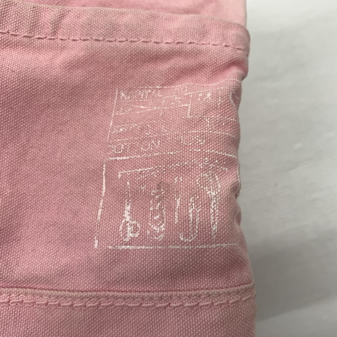 (핑크) KAPITAL 캐피탈 no.6 범포 스탠다드 토트백 상품이미지5