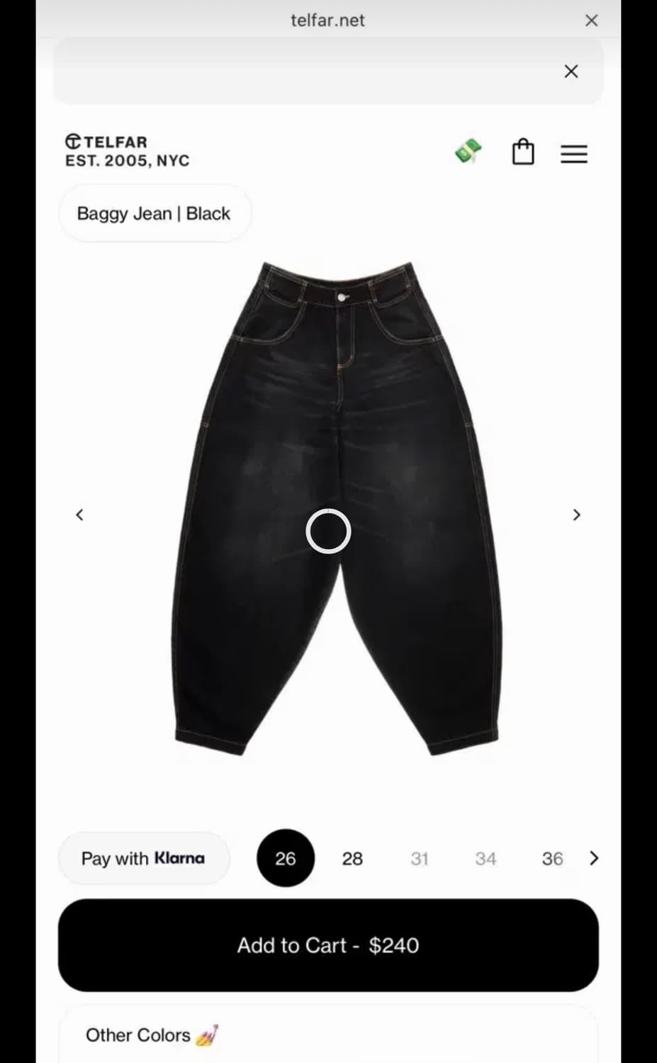텔파 배기진 블랙 상품이미지7