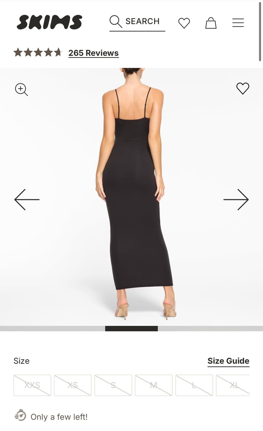 SKIMS LONG SLIP DRESS 상품이미지2