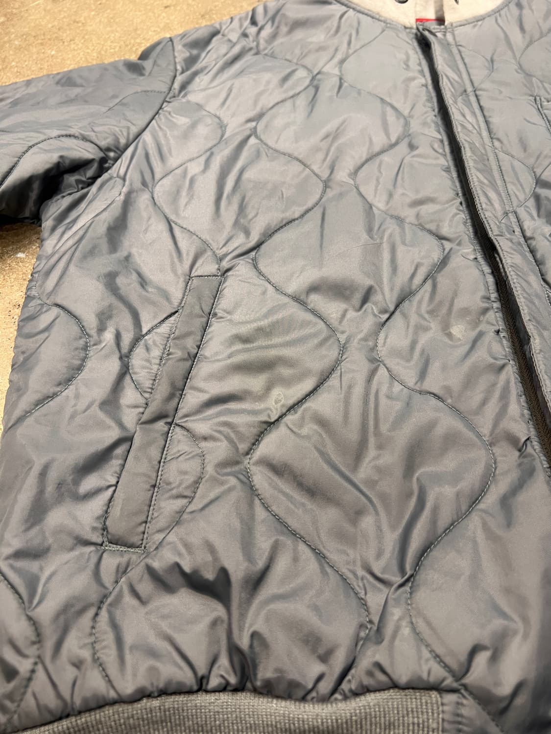 폴로 진스 퀼팅 후드 집업 상품이미지10