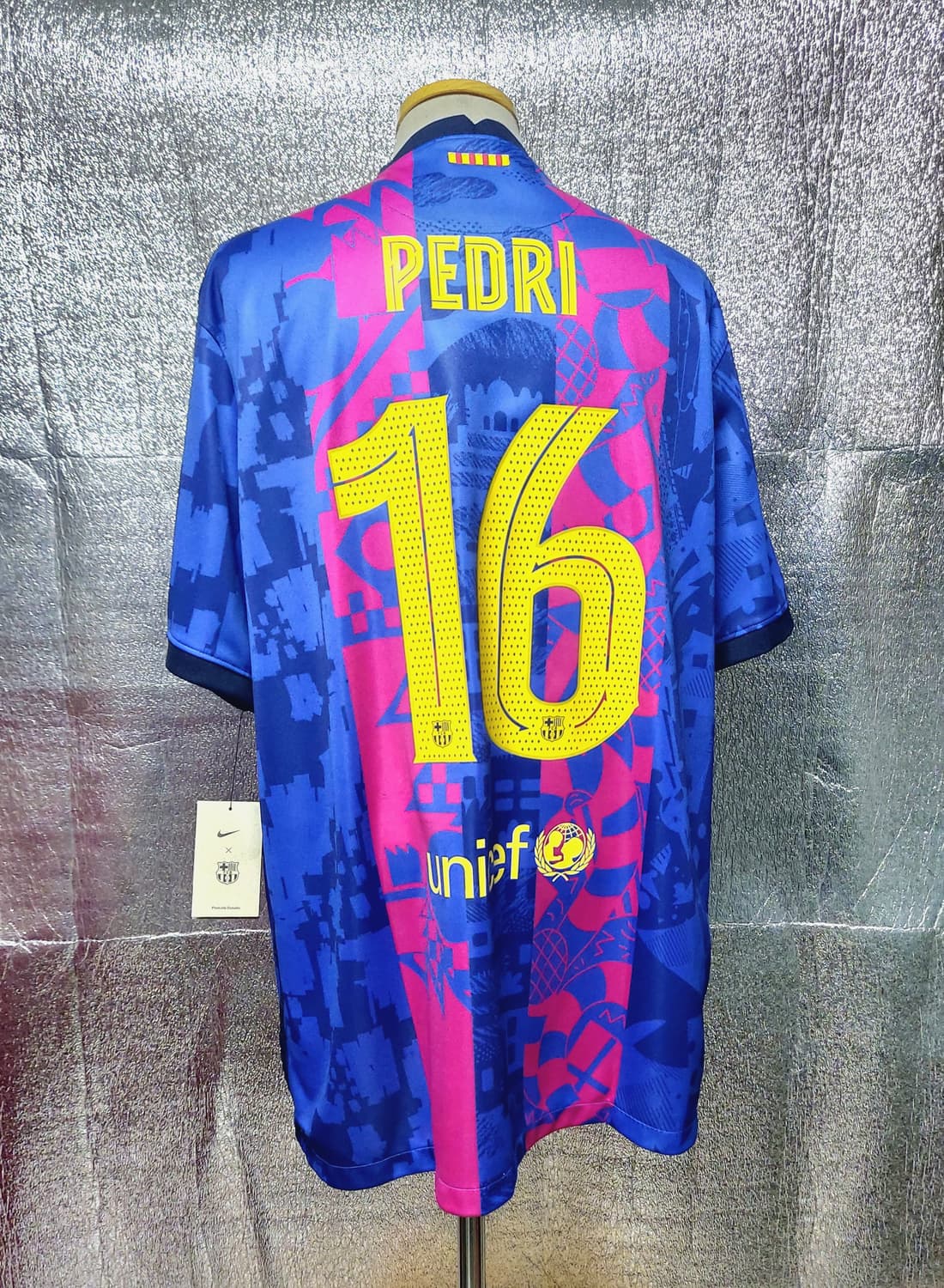 ♤필독♤ Feat 페드리 21/22 바르셀로나 홈 2XL UCL버전 상품이미지2