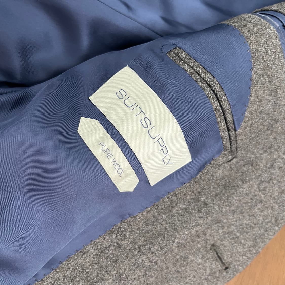 수트서플라이 까노니코 2버튼 울 블레이져 54 상품이미지5