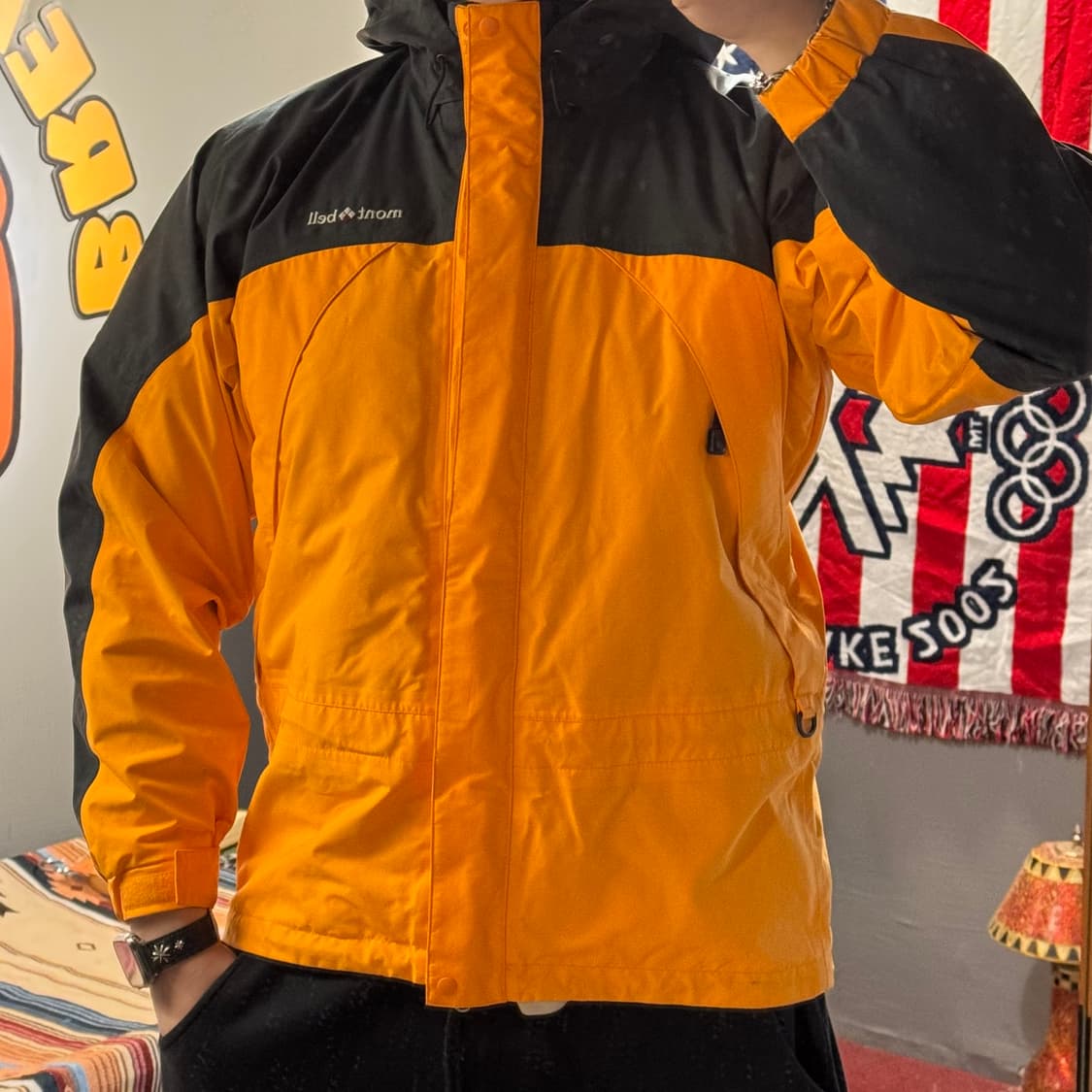 몽벨 재팬 고어텍스 바람막이 투톤자켓 (L-XL) 상품이미지4