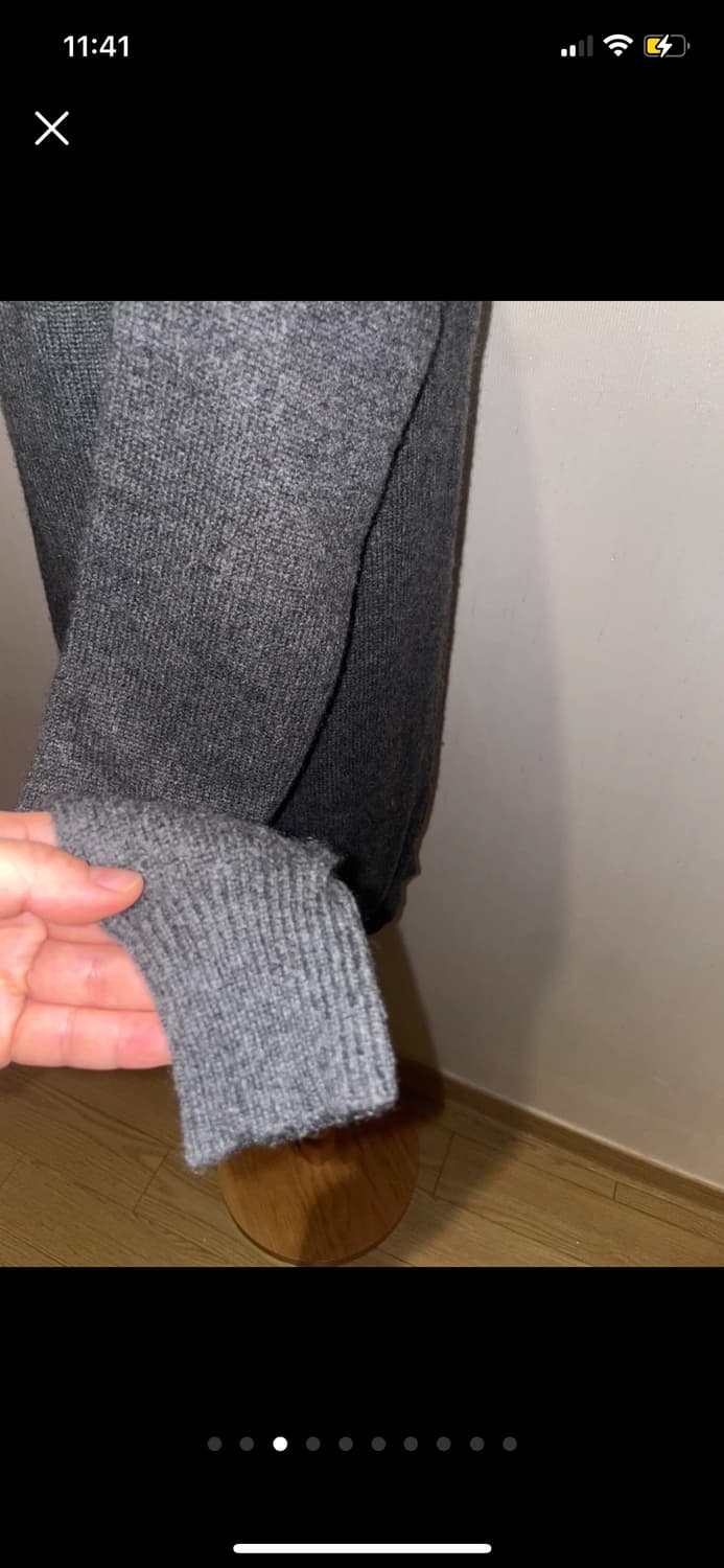 Theory 캐시미어 100% 스팽글 롱 니트 탑 상품이미지3