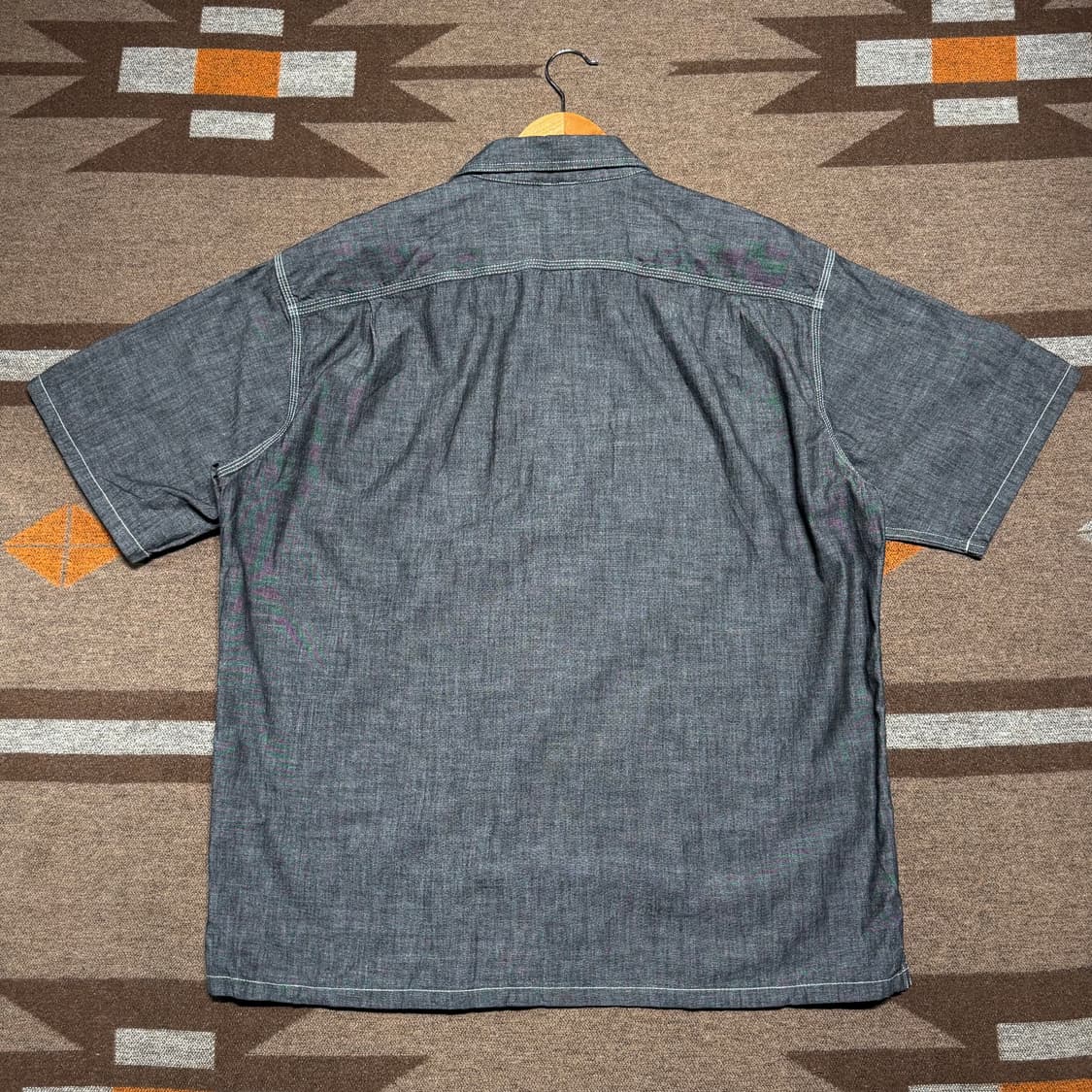 JW앤더슨 유니클로 샴브레이 데님 셔츠 XL 상품이미지5