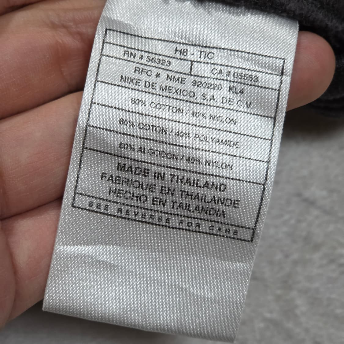 나이키 챠콜 크롭 후드집업 상품이미지8