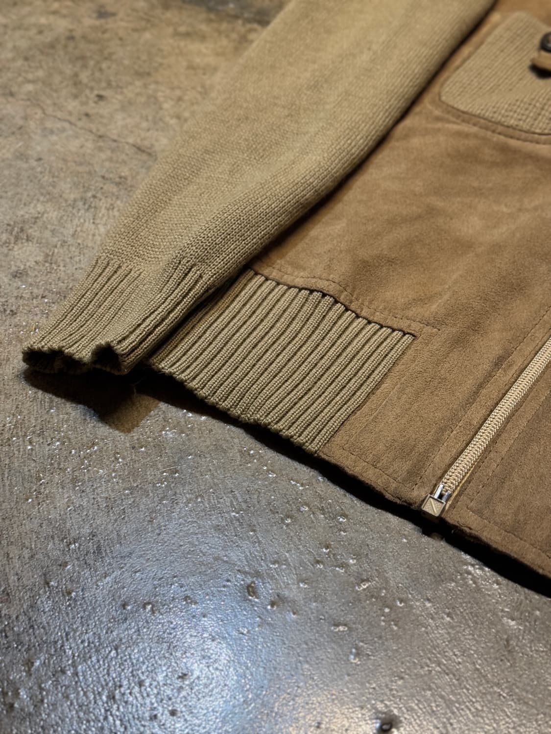 S-M ) VINTAGE French Suede Blouson 상품이미지8