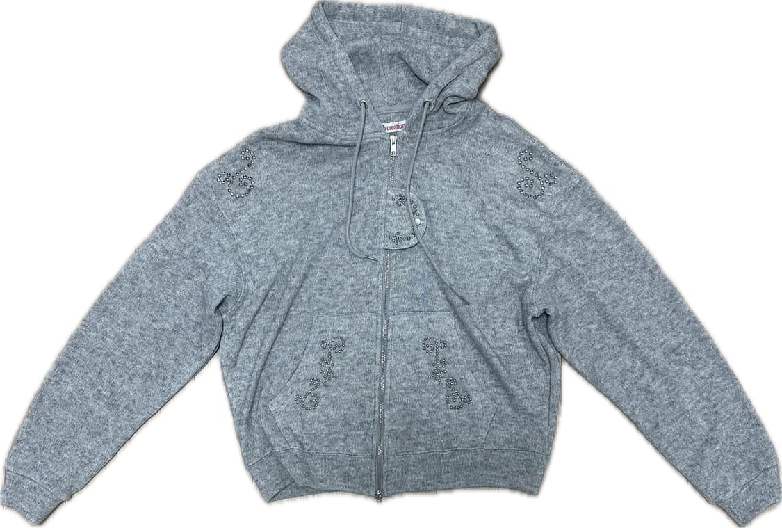 오피쉬 스터드 투웨이 후드집업 상품이미지1