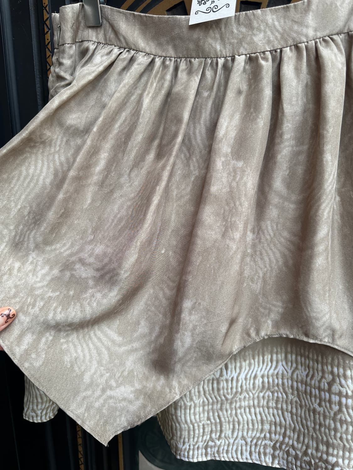 banana republic silk 100% 프린팅 스커트 상품이미지6
