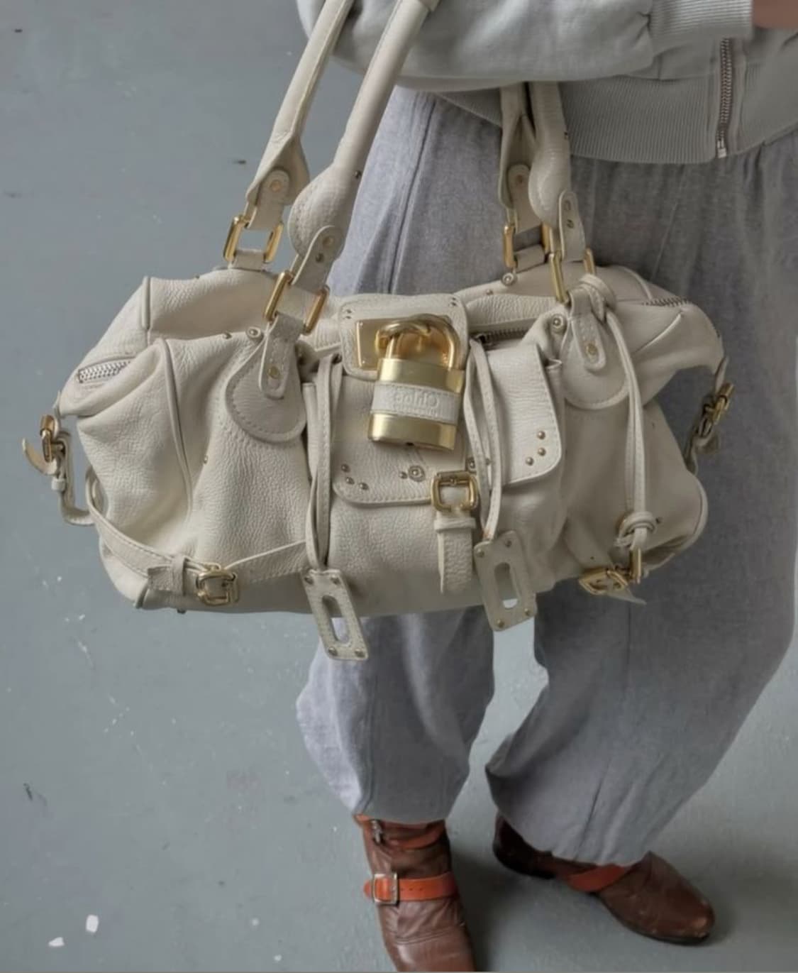 [A+ 정품] 끌로에 패딩턴백 브라운 라지 상품이미지10