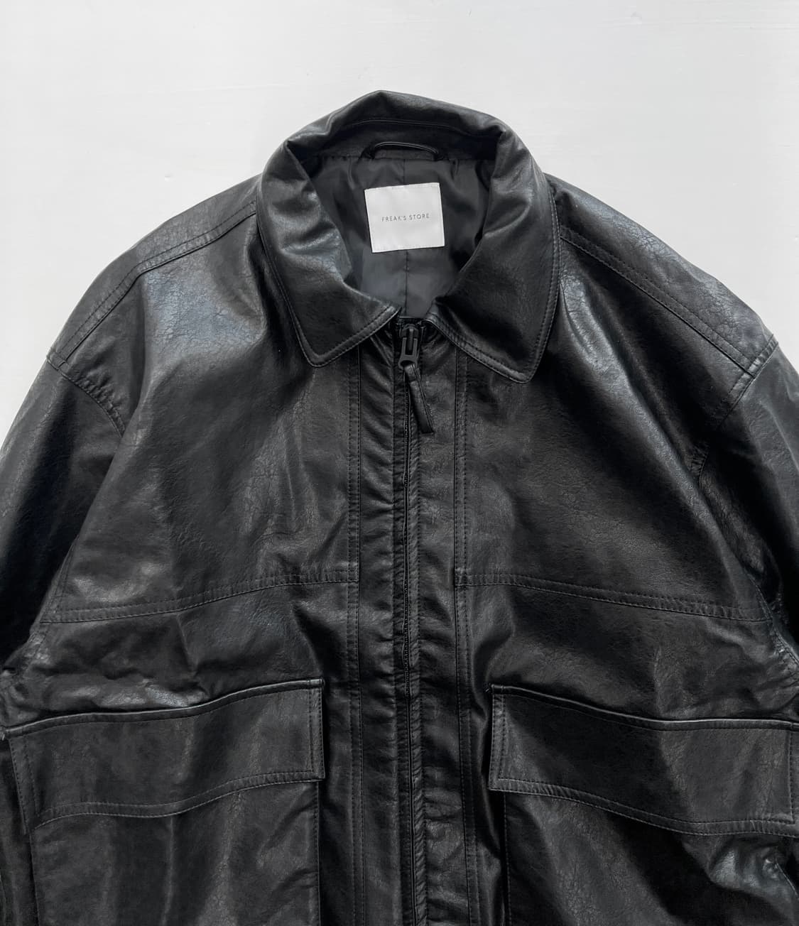 프릭스스토어 레더 봄버 상품이미지5