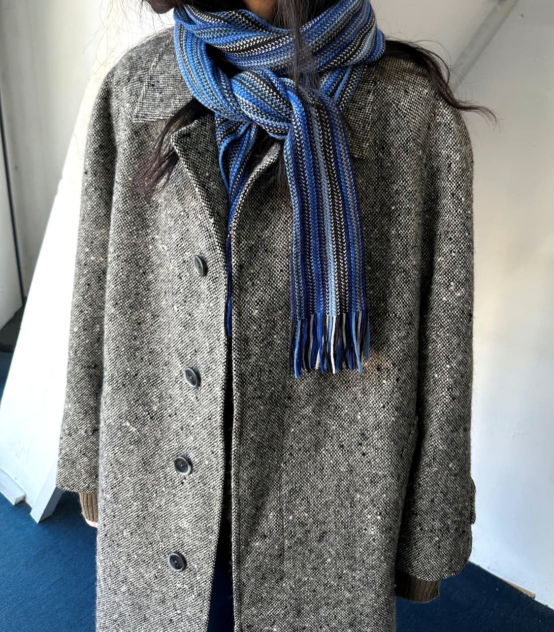 Multi stripe knit muffler 상품이미지9