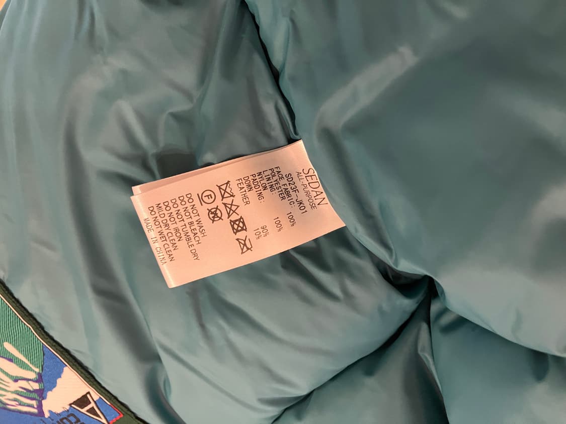 세단올퍼포즈 네이비 블루 패딩 베스트 L 상품이미지5