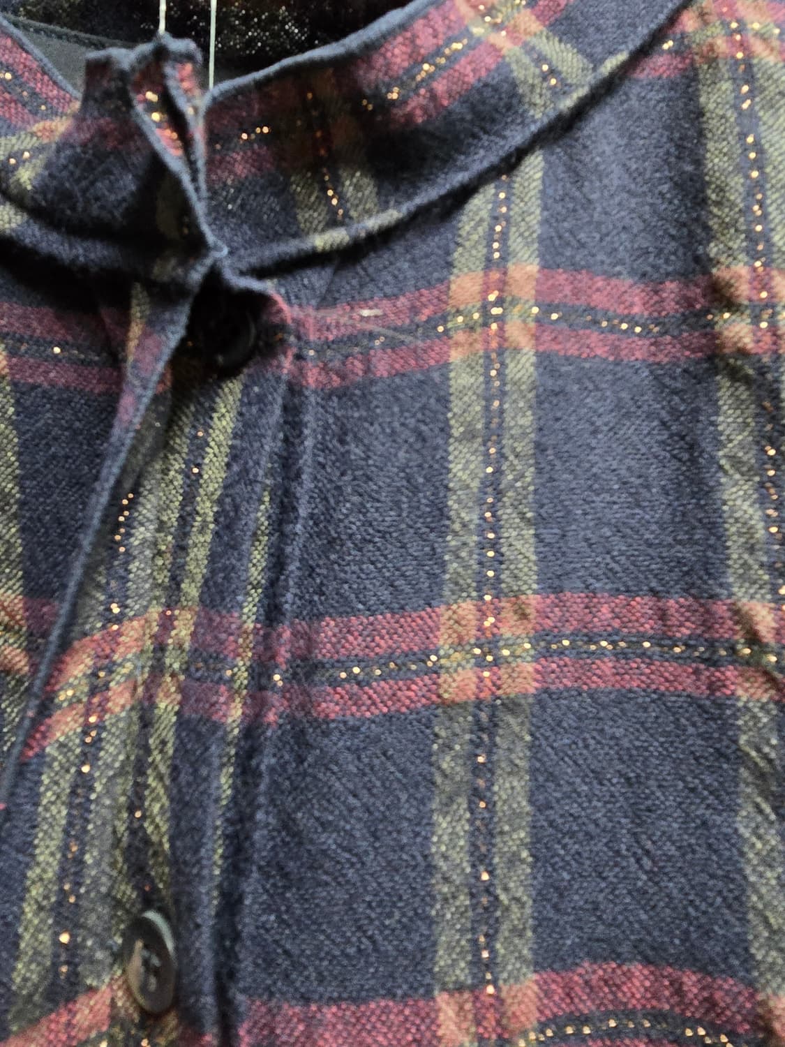 한섬)SJSJ 글리터 체크 모 롱 원피스 S 상품이미지4