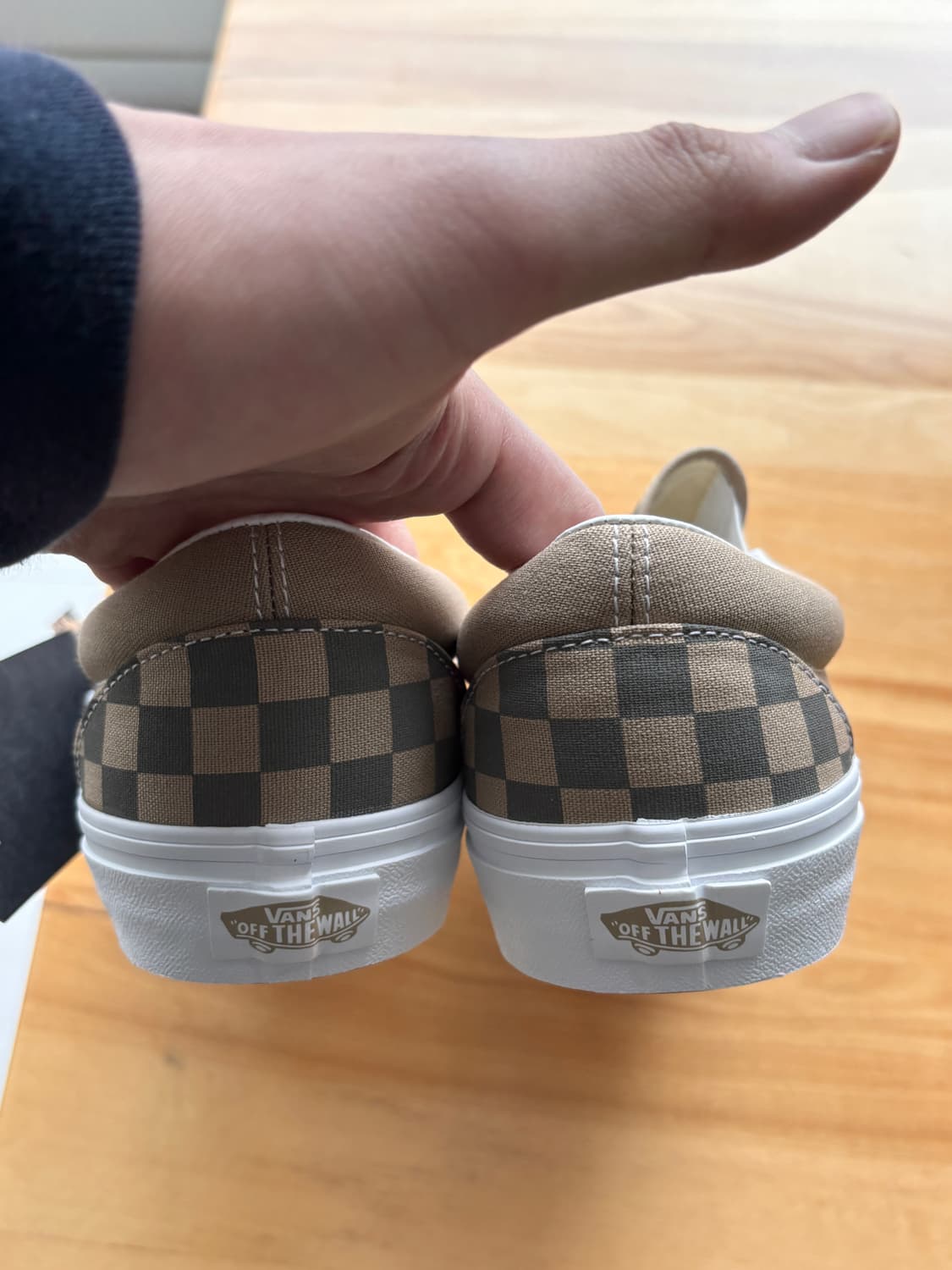 Vans Classic Slip on Check brown 상품이미지6