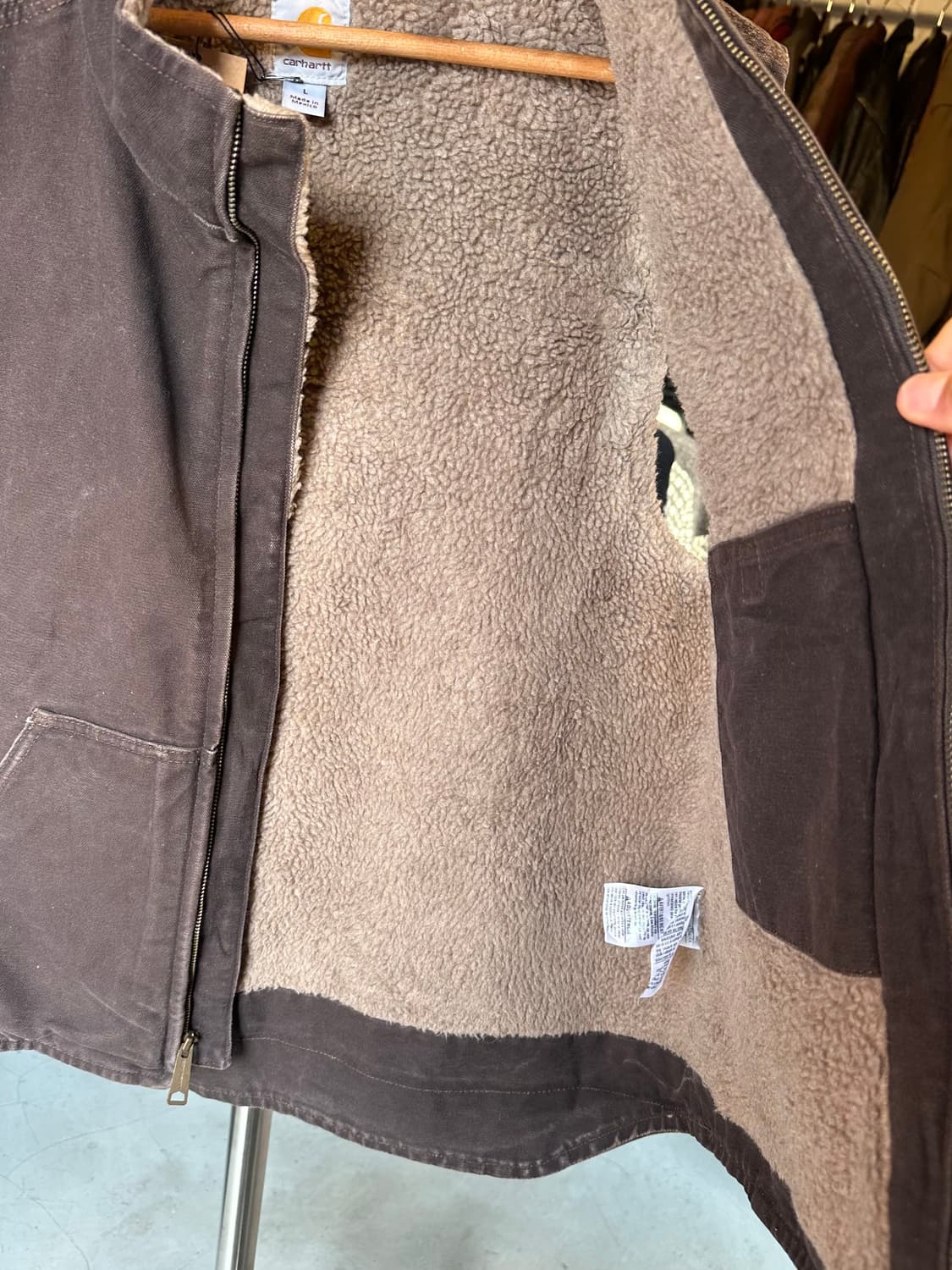 칼하트 쉐르파 라이닝 컨버스 베스트 상품이미지6