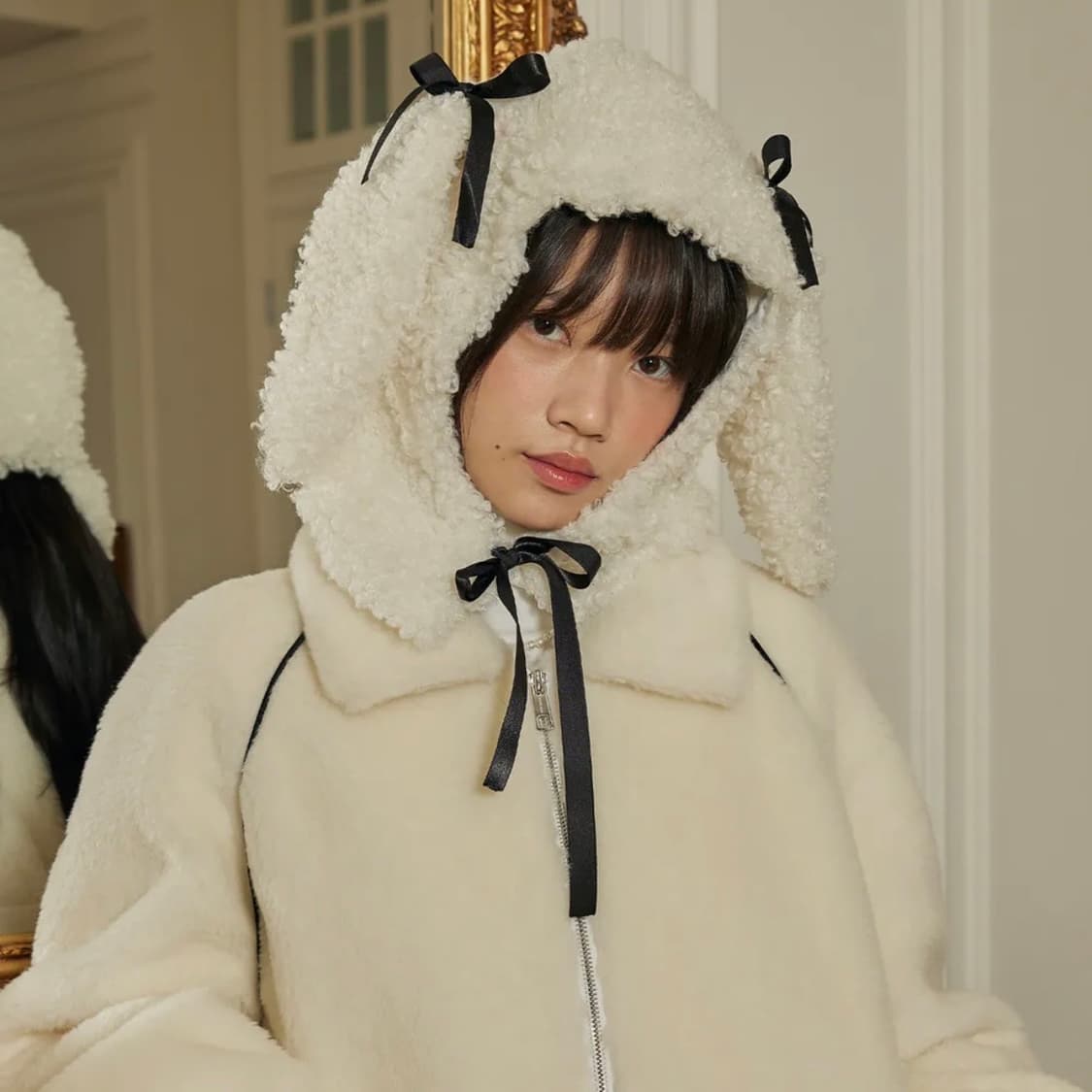 아이토브 서울 래빗 퍼 바라클라바 상품이미지4