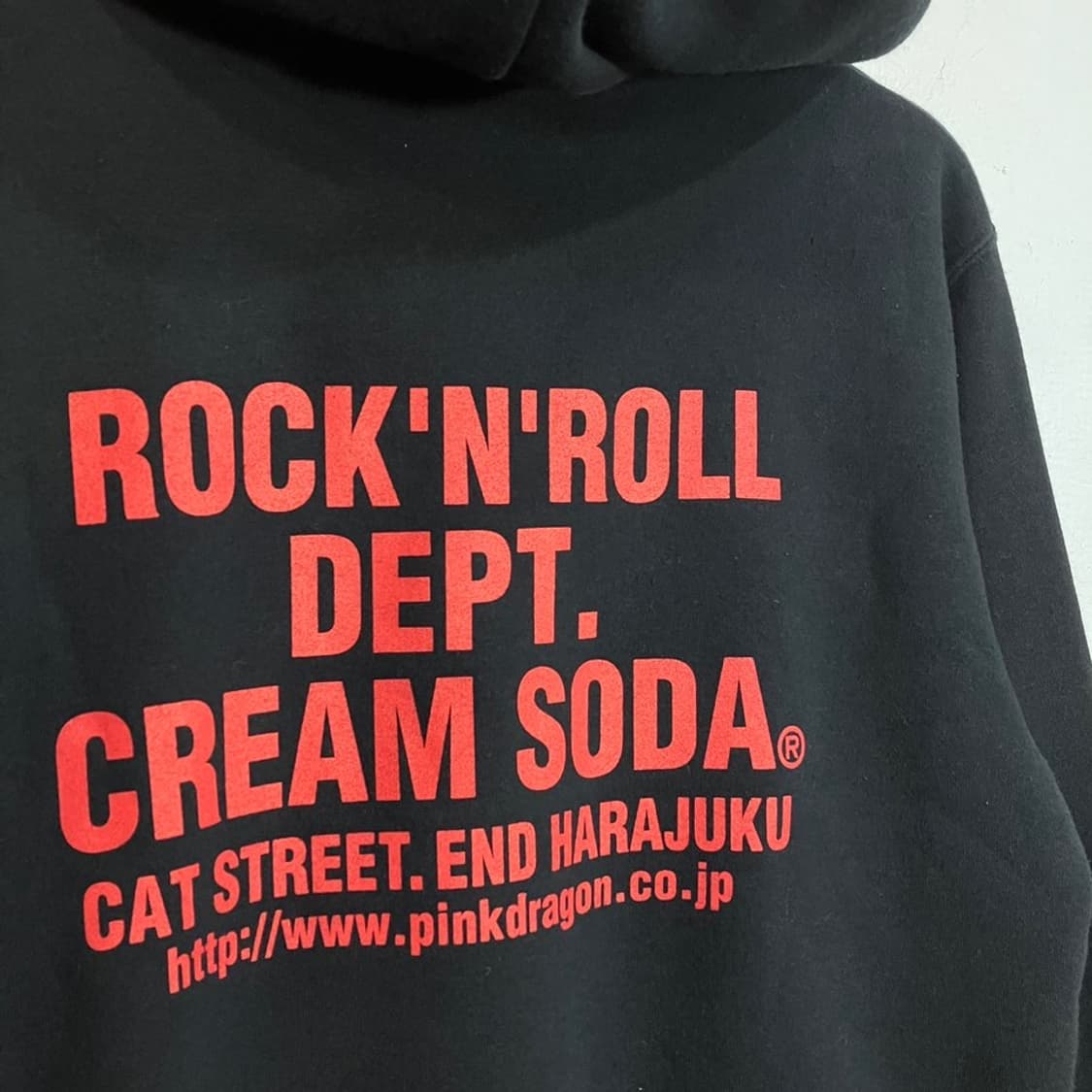 크림소다 펑크 빅로고 후드티 상품이미지6