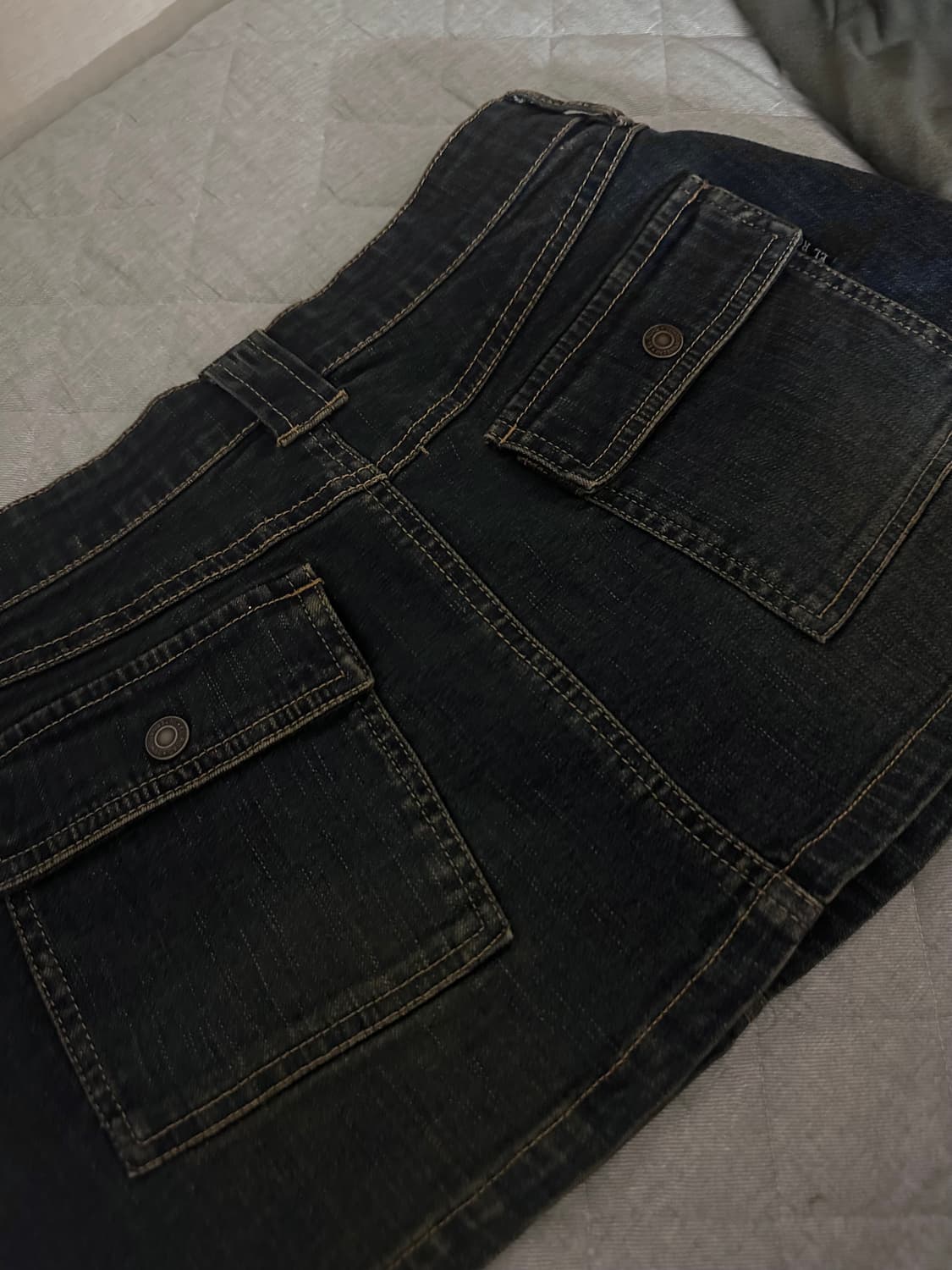 Gap kids모토사이클 반팔 티셔츠 탑, 데님 스커트 코디 세트 상품이미지5