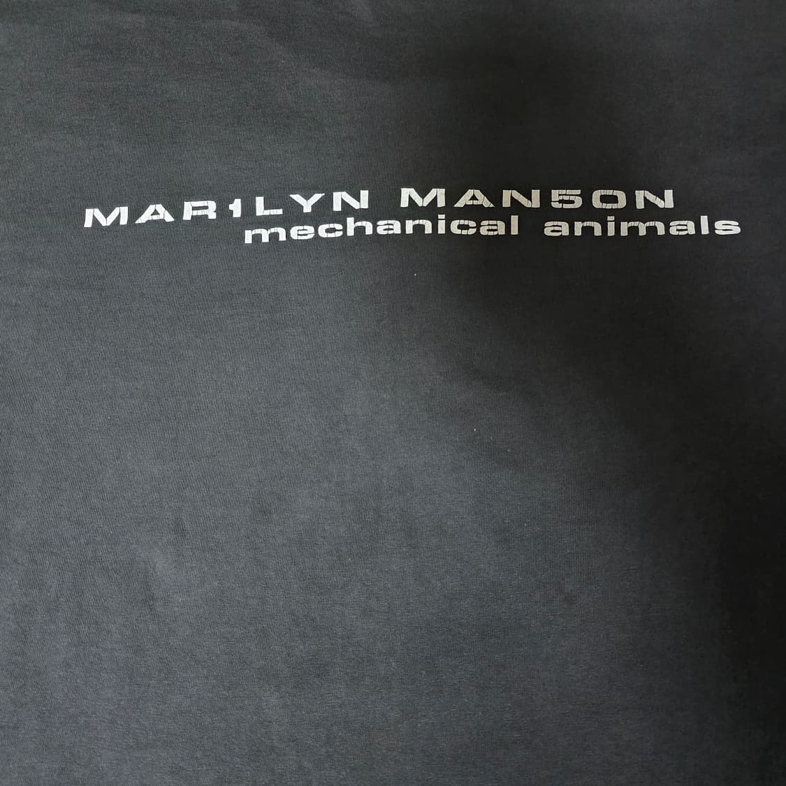 [XL] 90s 마릴린맨슨 매카니컬 애니멀 빈티지 밴드티 상품이미지7