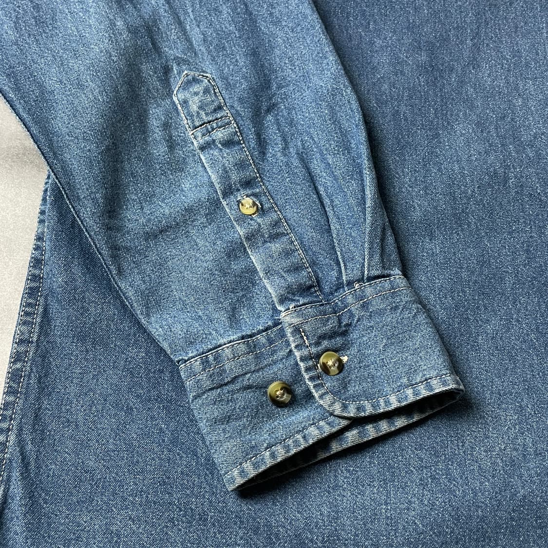 PORT AUTHORITY 빈티지 코튼 데님 셔츠 A00644 상품이미지6