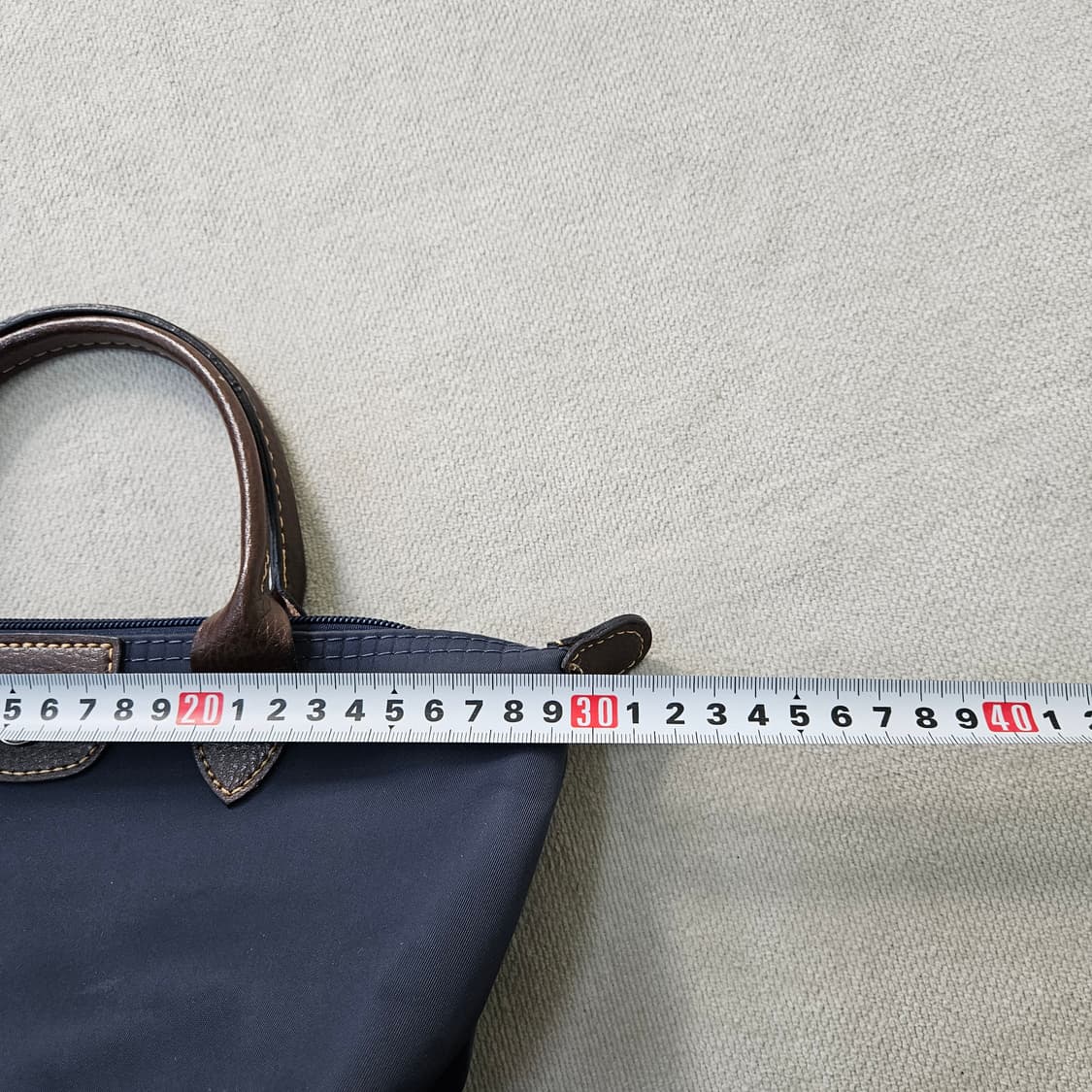 F 롱샴 플라이쥬 핸들백 (얼룩) 0409Y 상품이미지6