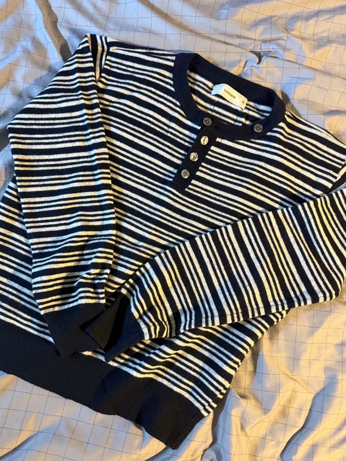 Waviness stripe knit(size1) 상품이미지1