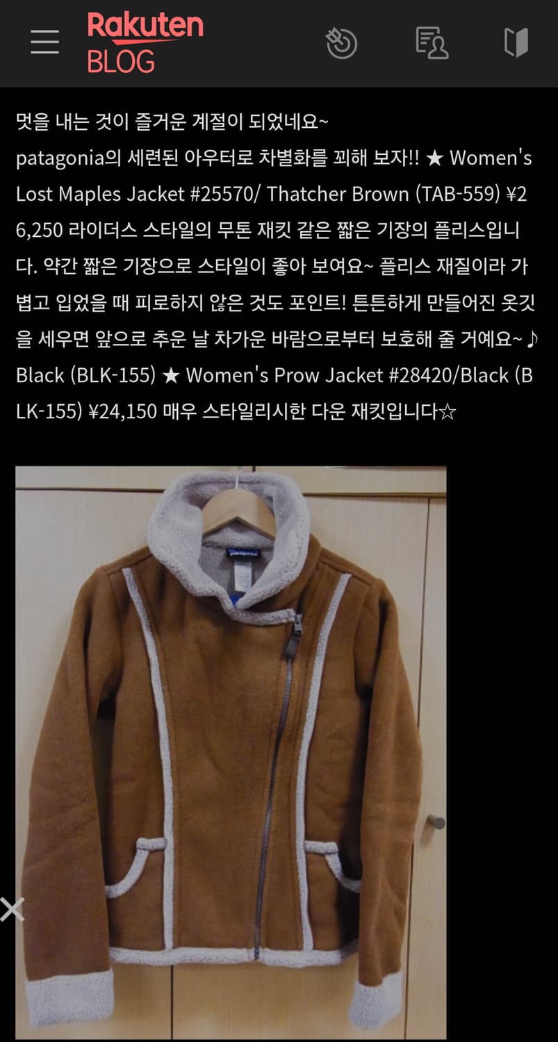 파타고니아 플리스 라이더 자켓 상품이미지9