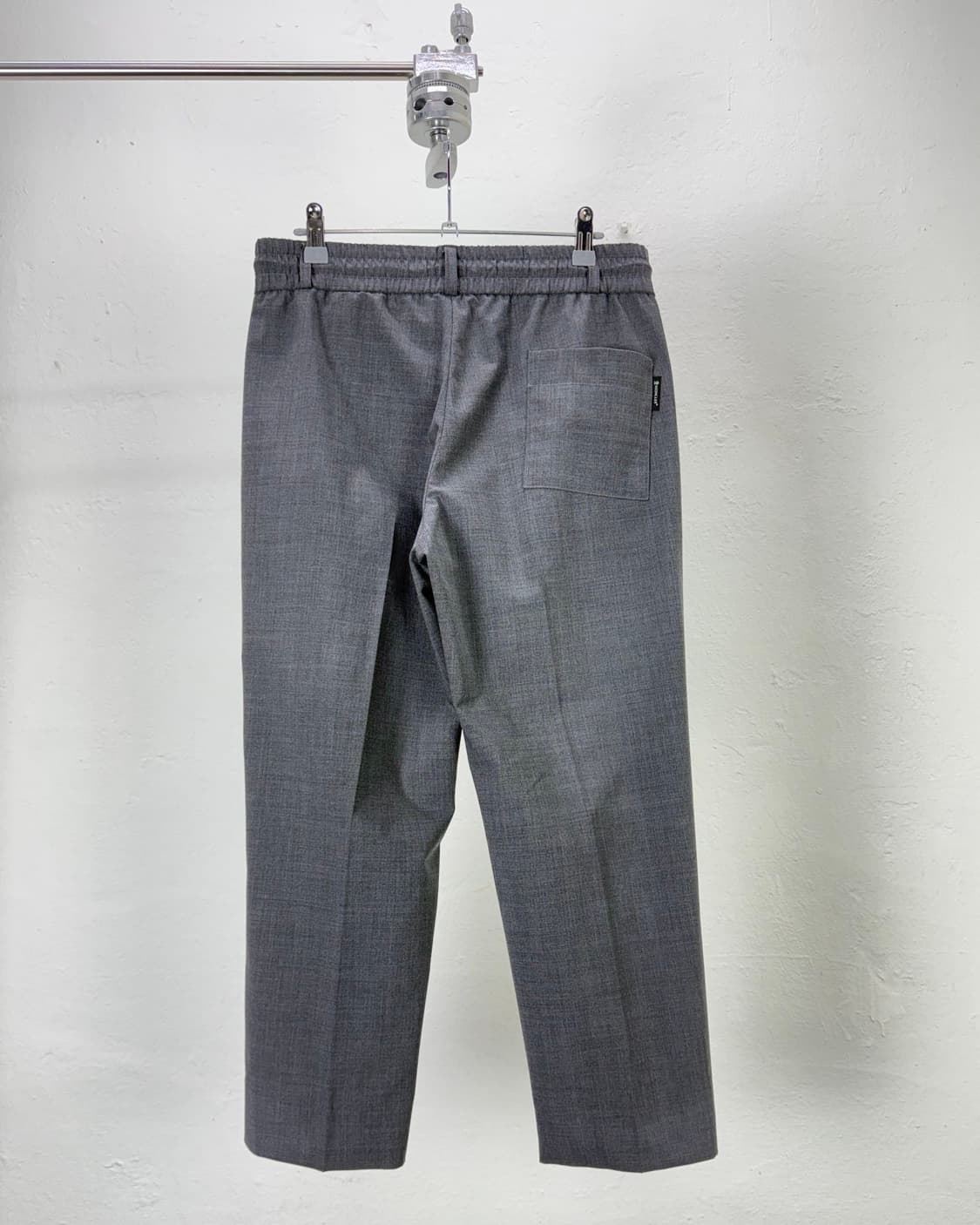 몽클레르 그레이 멜란지 드로스트링 웨이스트 팬츠 상품이미지6