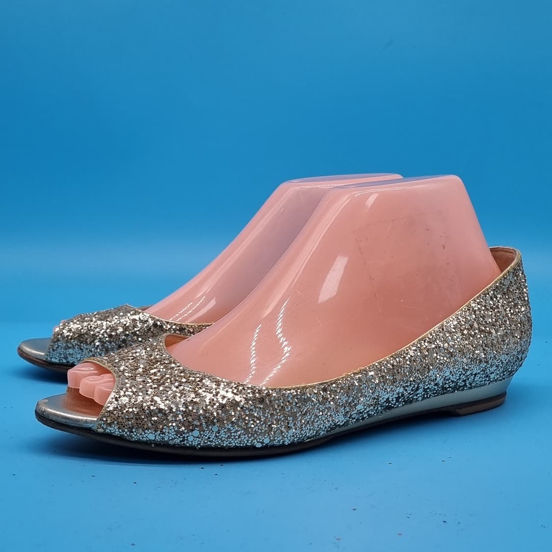 H 지미추 골드 토오픈 플랫슈즈 38 240 상품이미지1