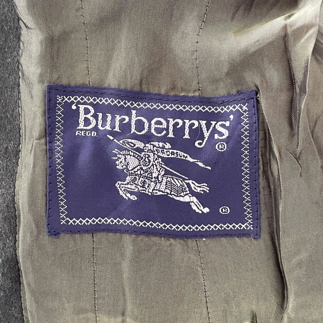 버버리 울 그린 이태리 블레이저 자켓 상품이미지9