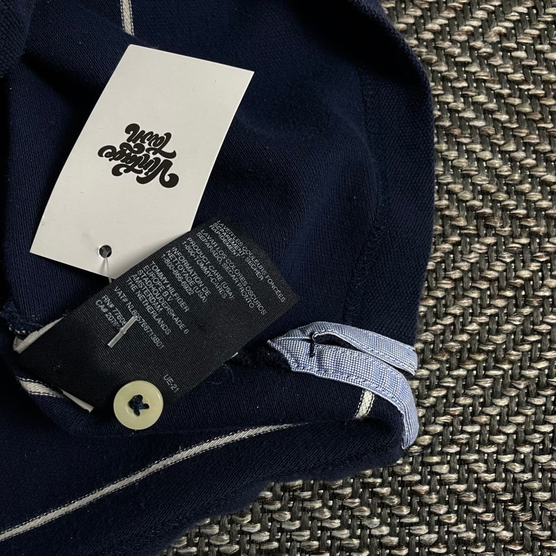 타미힐피거 스몰로고 미니멀 단가라 카라 티셔츠 o 3048 상품이미지5