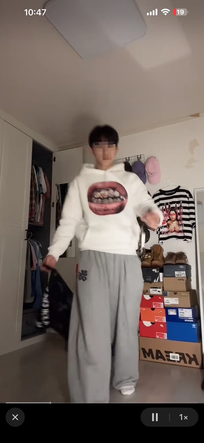 Vintage rip 후드 (임채윤 착용) 상품이미지1