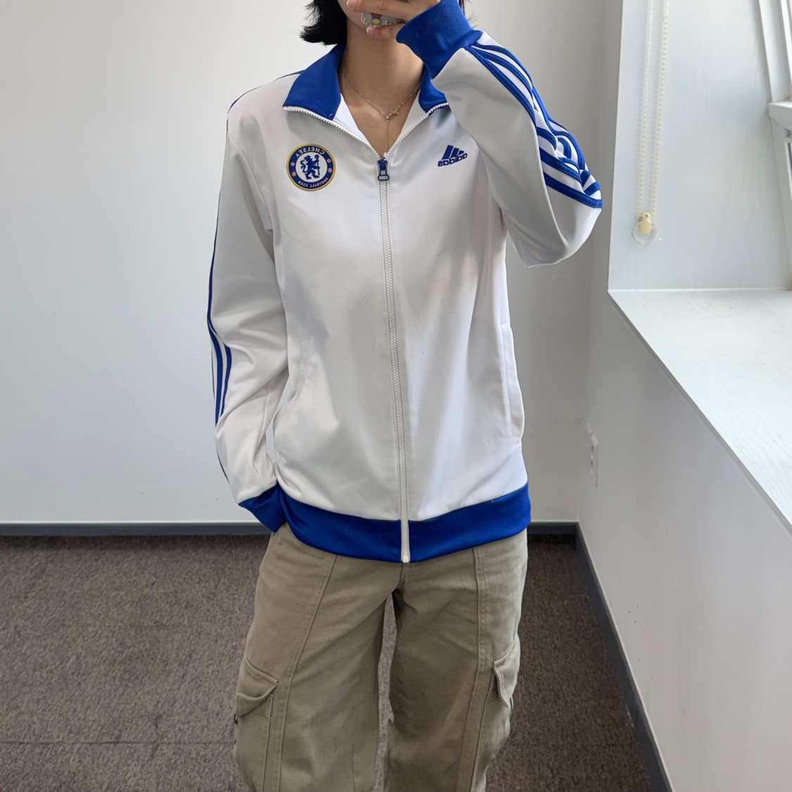 Adidas 아디다스 첼시 블루 삼성 트랙탑 져지 상품이미지1