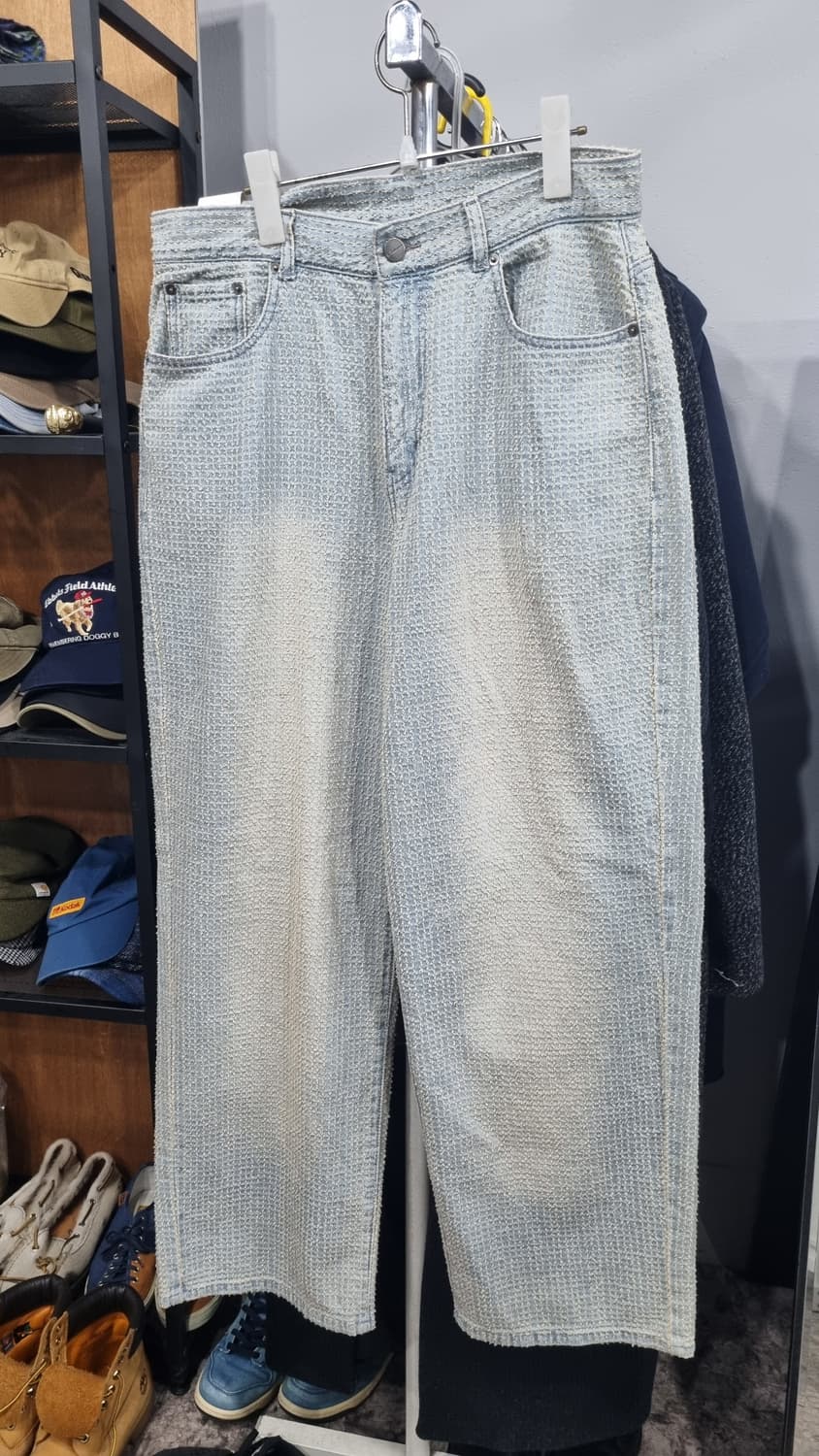 noirer) wide fit  denim pants 허리33사이즈 상품이미지1