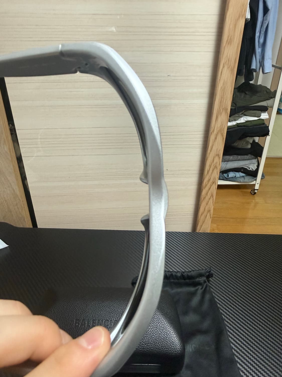 발렌시아가 스위프트 오발 실버 선글라스 상품이미지6