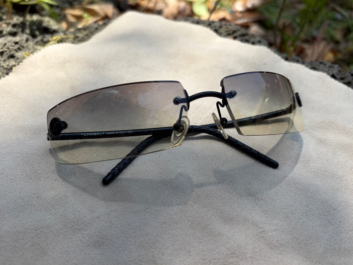 00s 샤넬 무테 썬그라스 신품 보관품 선그라스  상품이미지1