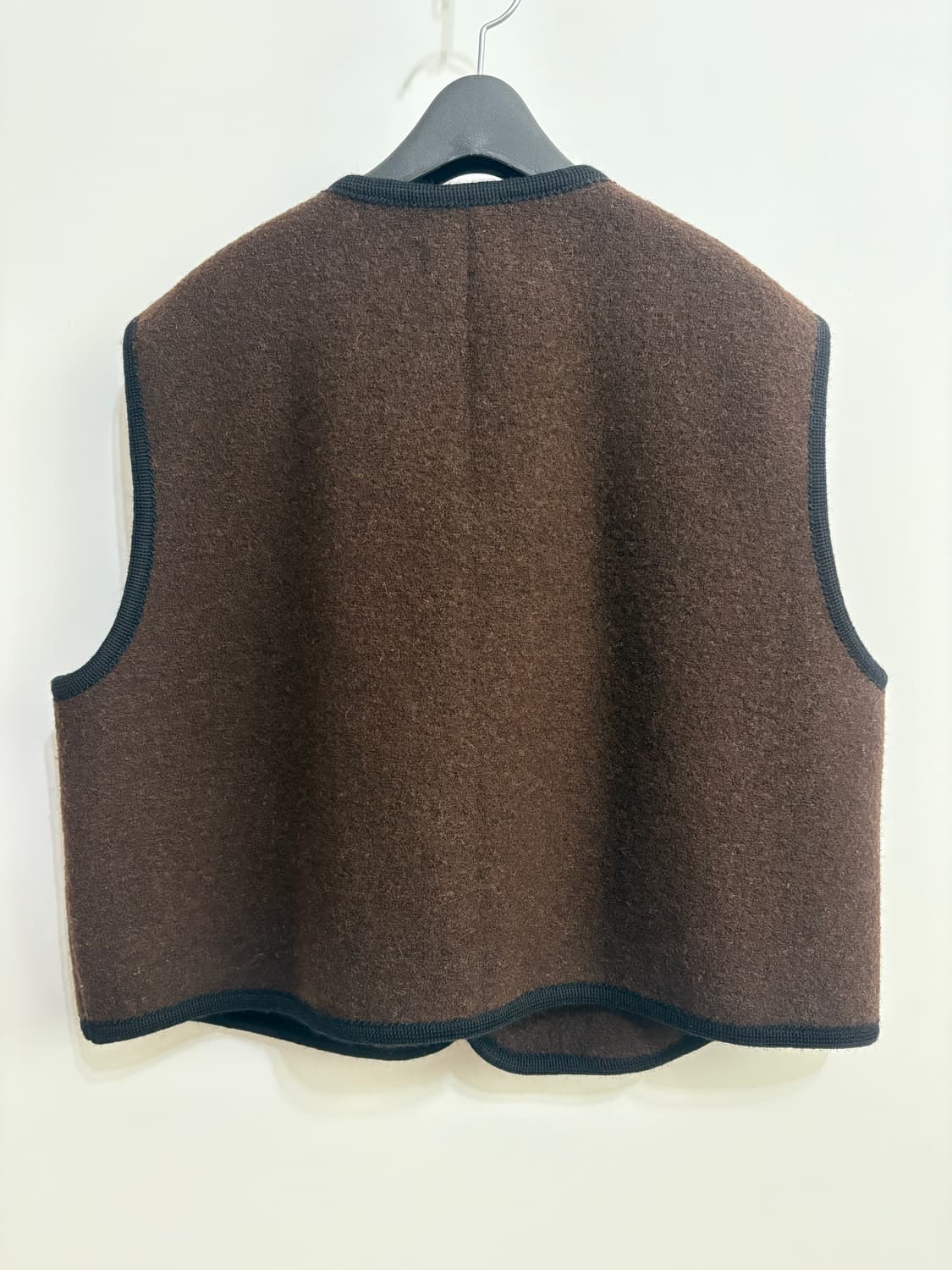 리에르 RIER / 워커 울 베스트 브라운 / XL 상품이미지4