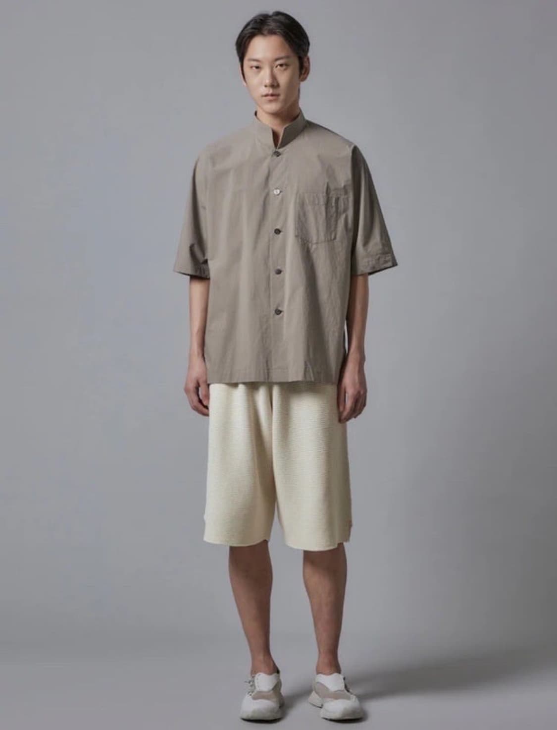 옴므플리세 스트림라인 셔츠 그레이 (4) 상품이미지1