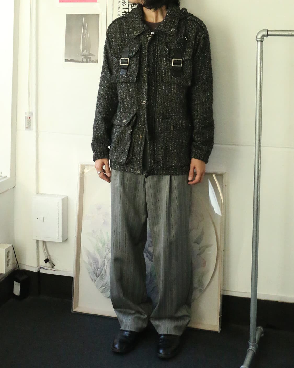 존 로렌스 설리반 트위드 후디 자켓 상품이미지2