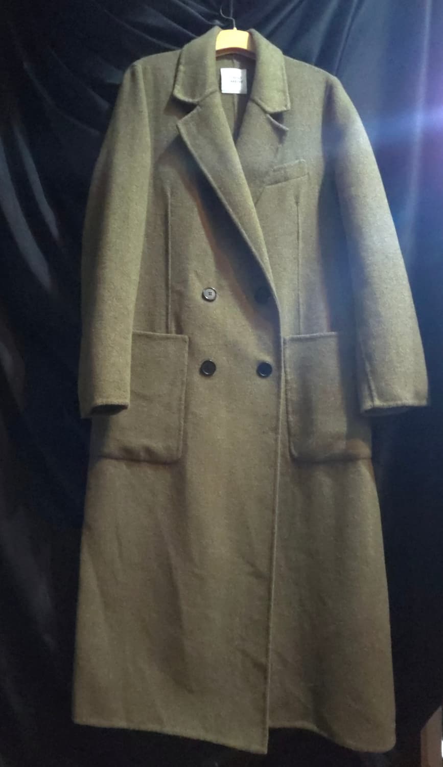 스튜디오 톰보이 울캐시미어 블렌드 더블 롱코트 상품이미지2