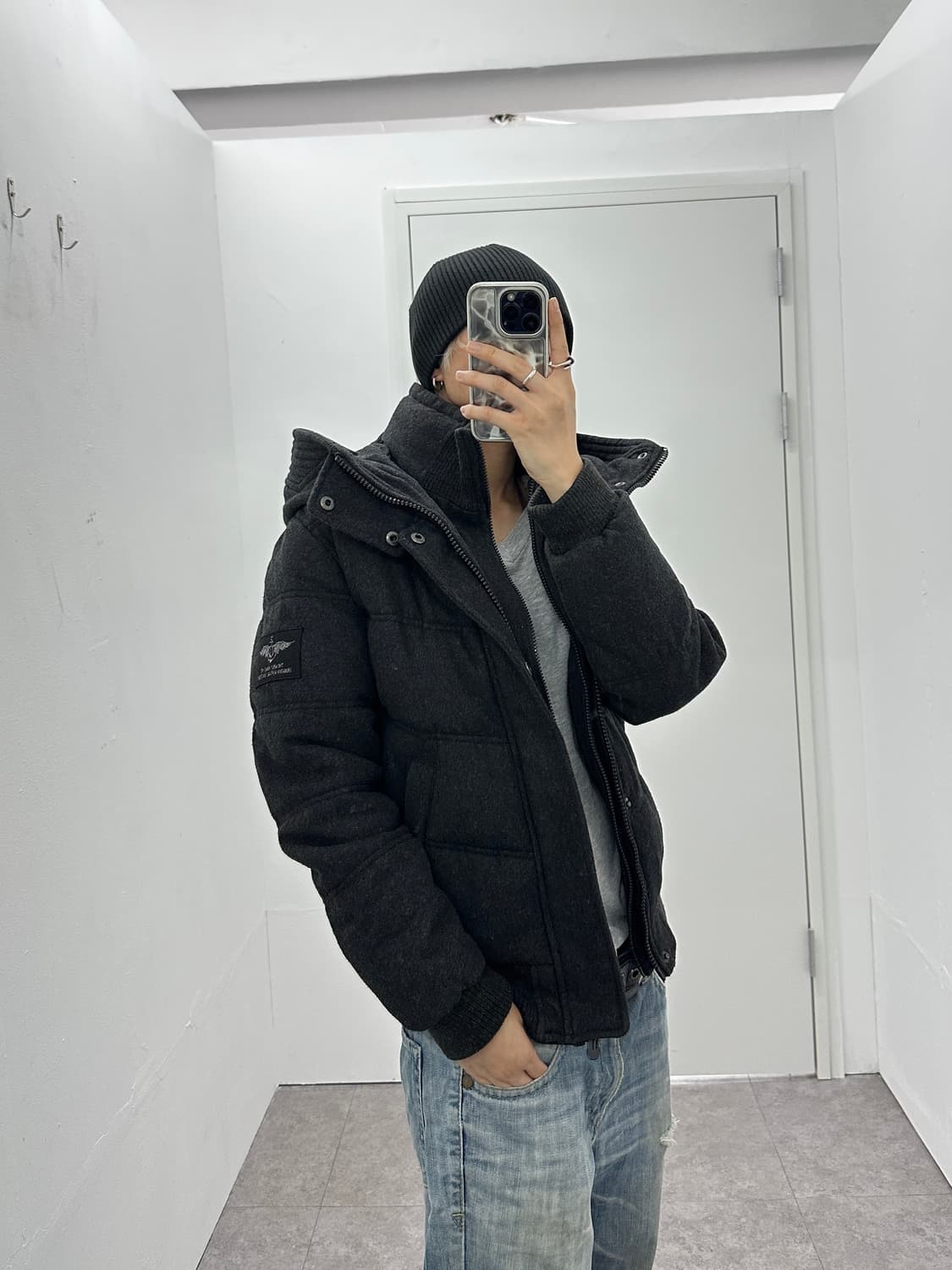 Nearby the best jeans two zipper padding 상품이미지3