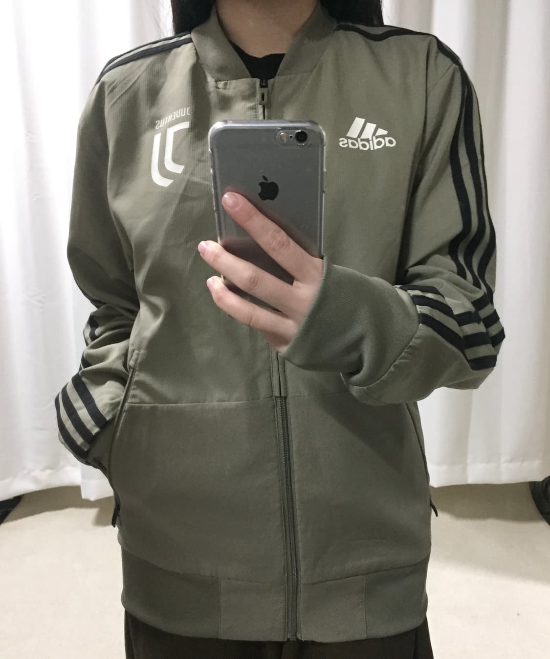 아디다스 연 카키 유벤투스 자켓 바람막이 져지 트랙탑 상품이미지1