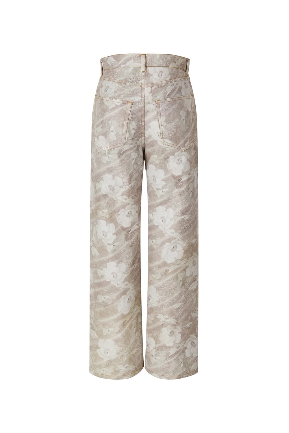 (S)Teak 티크 펄 플라워 팬츠 상품이미지2